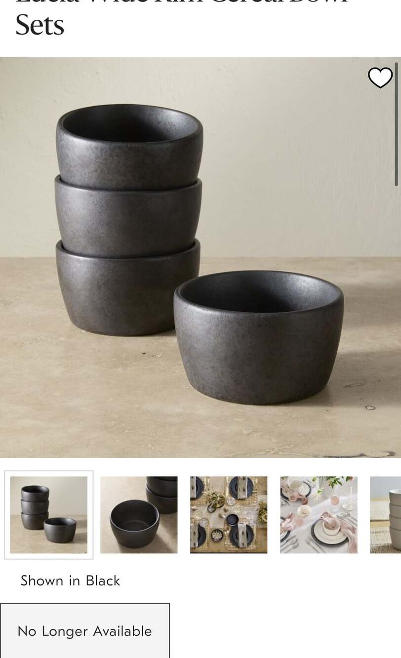 Lucia Bowls  by west elm